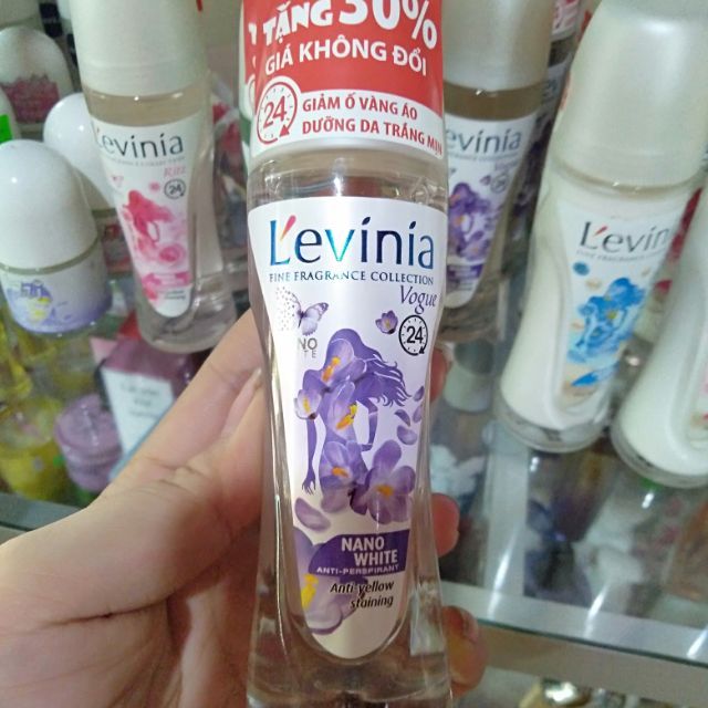 Lăn khử mùi levinia l'evinia tím trong
