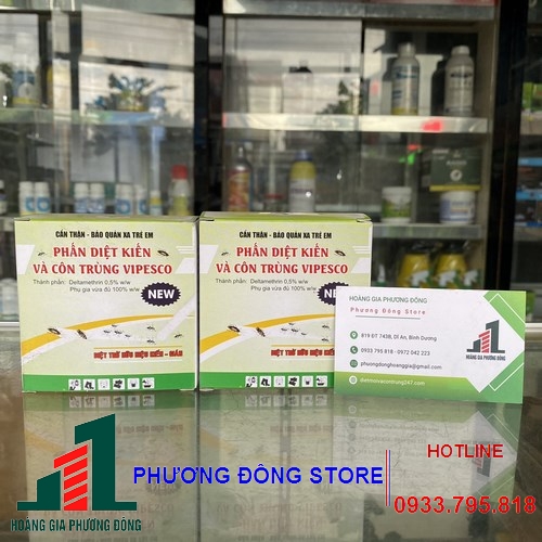 Combo 10 hộp phấn diệt kiến gián