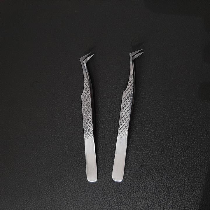 NHÍP NỐI MI VOLUME KẺ Ô PAKISTAN A5 BẠC