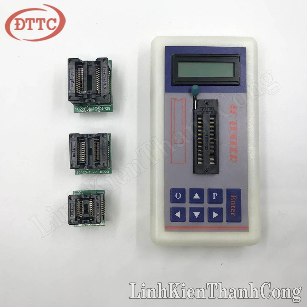 Bộ Test IC Đa Năng Kèm 3 Đế Test Linh Kiện Dán - IC TESTER