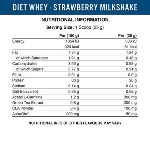 Applied Nutrition Diet Whey Protein 1.8kg