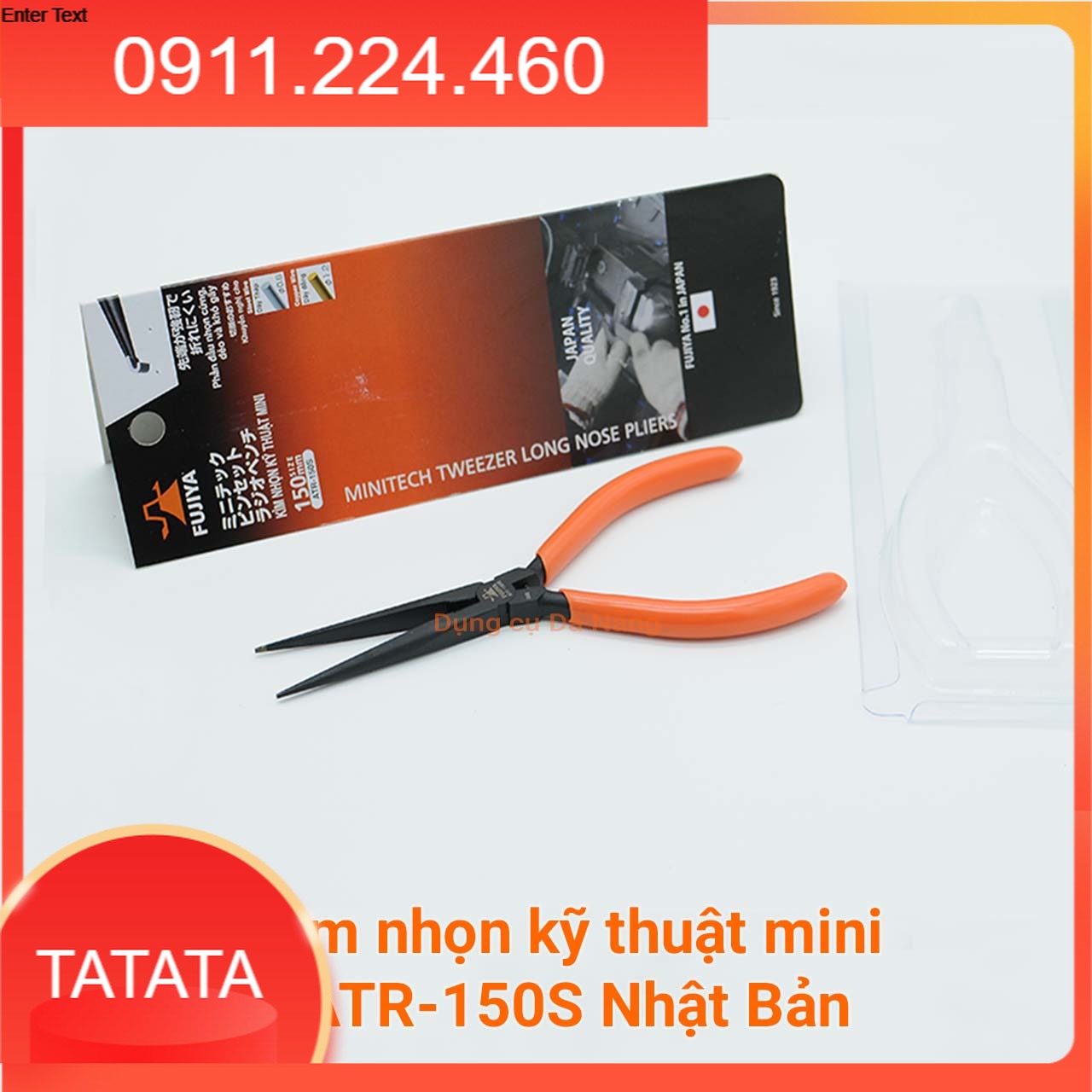 Kìm mỏ nhọn mini Fujiya ATR-150S