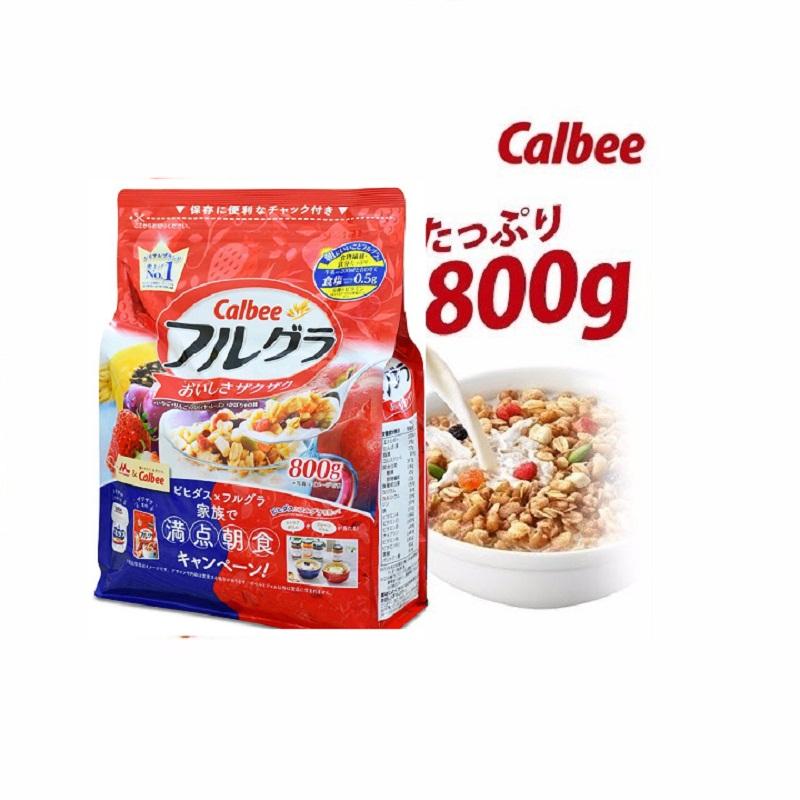 Bột ngũ cốc calbee Nhật Bản date 12/2019