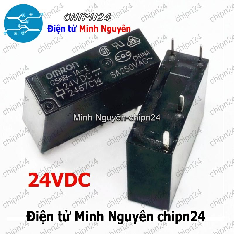 [1 con] (F202.7) Relay Omron G5NB-1A-E 24VDC (4 Chân) - HH003136
