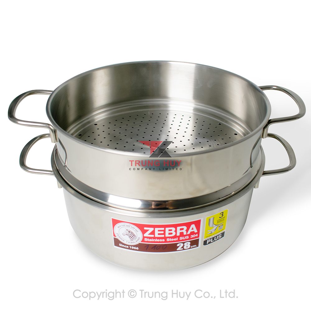 [ Zebra Thailand ]BỘ NỒI XỬNG INOX 28CM - 164390