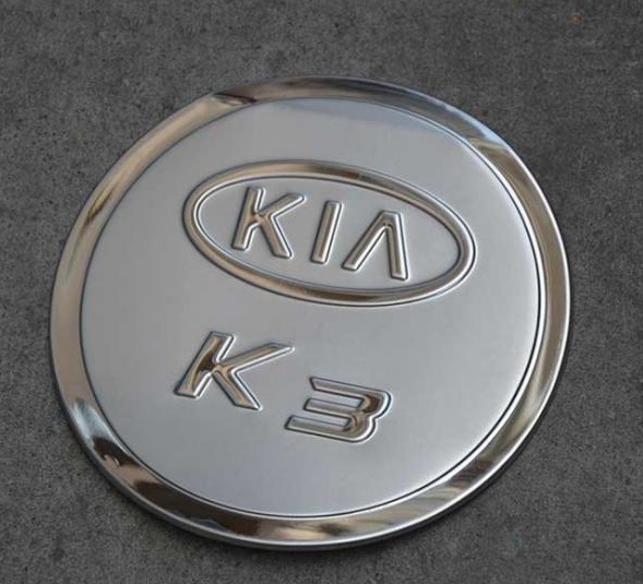 Ốp nắp Bình xăng Kia K3 inox