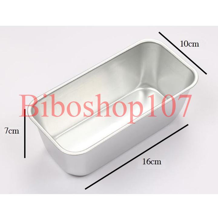 Khuôn loaf làm bánh hợp kim cao cấp hình chữ nhật A04 (16x10x7)
