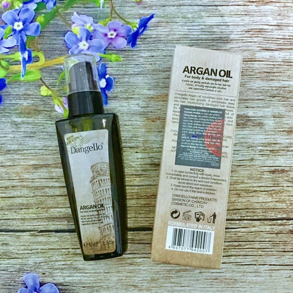Tinh dầu dưỡng tóc Dangello Argan Oil 60ml