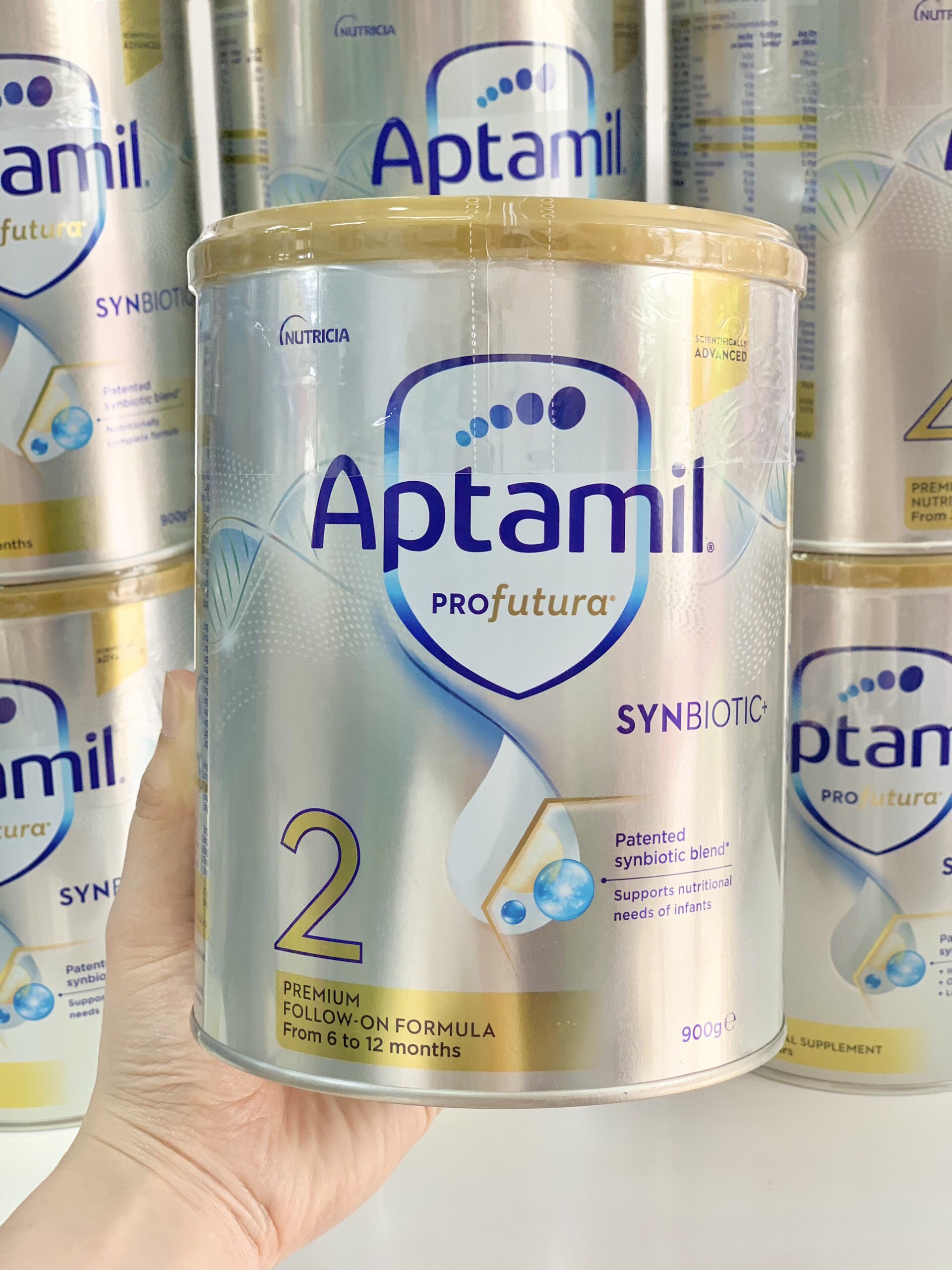 ( MẪU MỚI) SỮA  APTAMIL PROFUTURA ÚC 1,2,3,4 900gr
