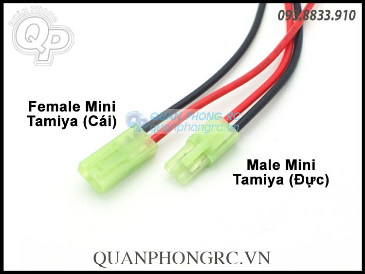 Cáp Jack Mini Tamiya Male (Đực) / Female (Cái) Connector