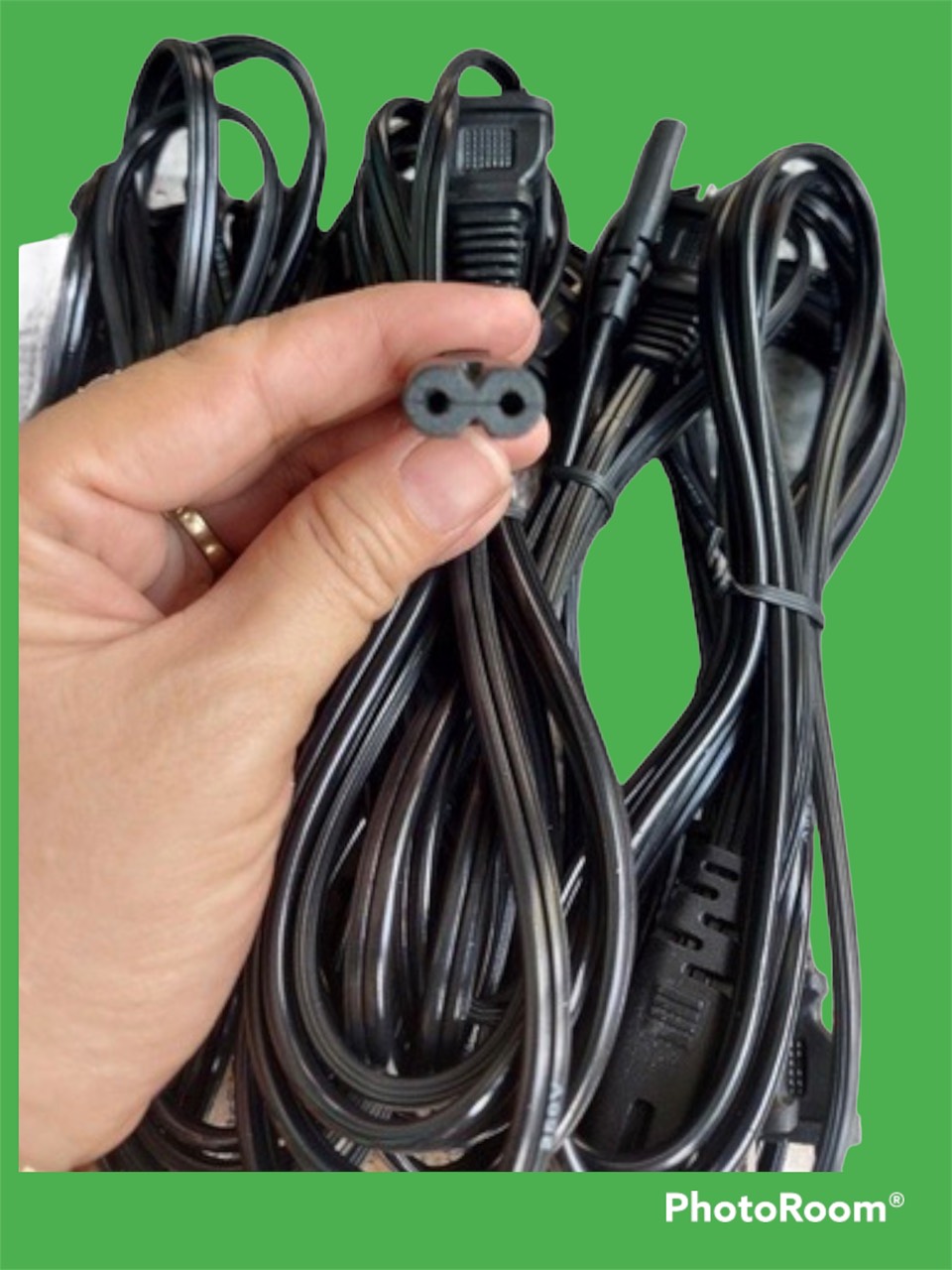 Combo 5 sợi dây nguồn số 8 dài 1.6m - linh kiện điện tử quỳnh diễn