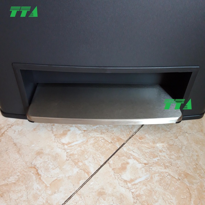 Thùng rác Fitis Mega vuông đạp chân 40 lít - SPL2-903