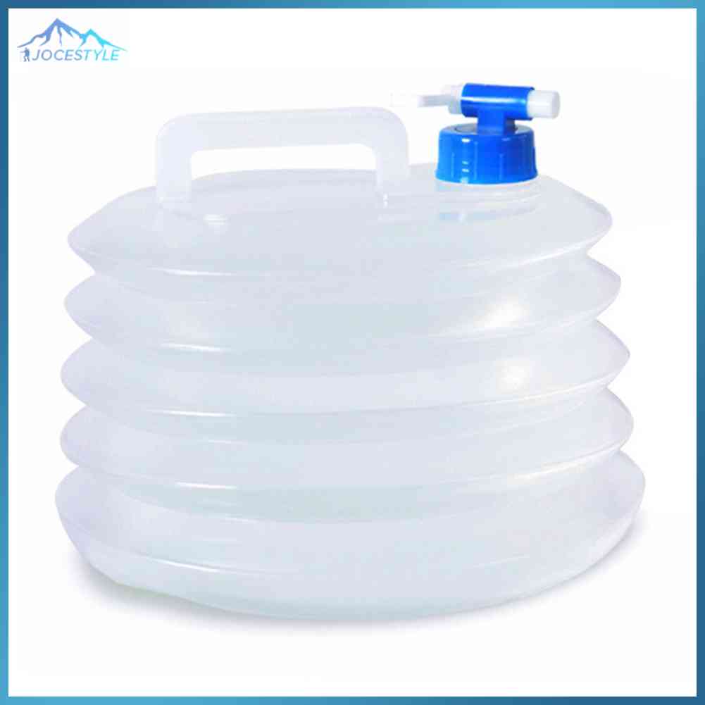 Collapsible Water Barrel Bags Plastic Portable Water Storage Container Outdoor Camping Accessories