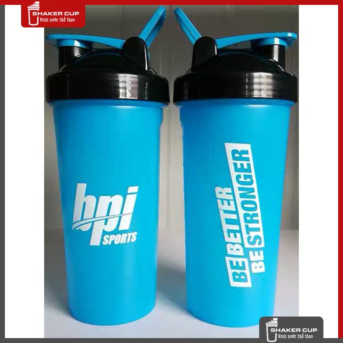 Bình lắc tập gym bình nước thể thao shake bottle BPI