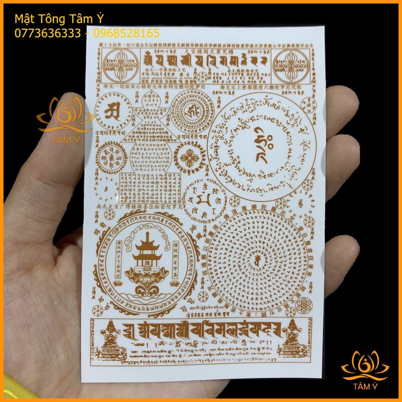Miếng dán tổng hợp mật tông