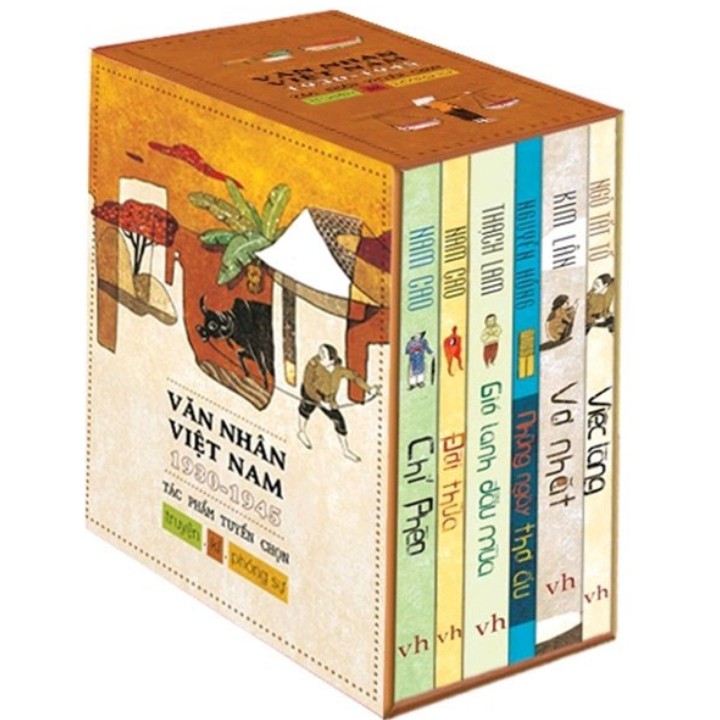 Sách - văn nhân việt nam 1930 - 1945 - boxset