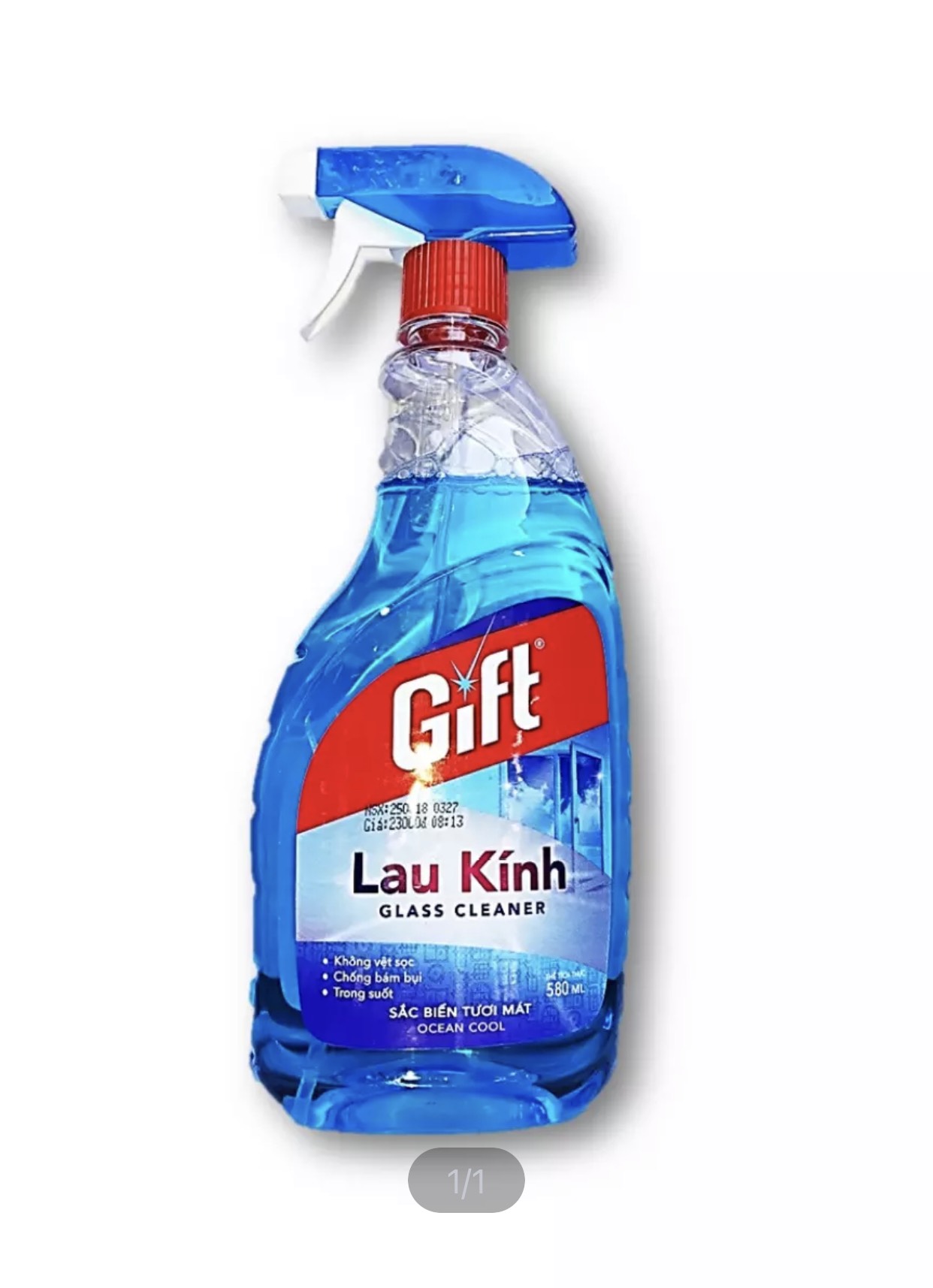 Nước xịt kính GIft chai 580ml.