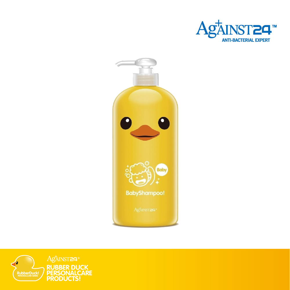 HSD T09 2022 AGAINST24 Dầu gội đầu trẻ em không cay mắt RUBBER DUCK 650ml