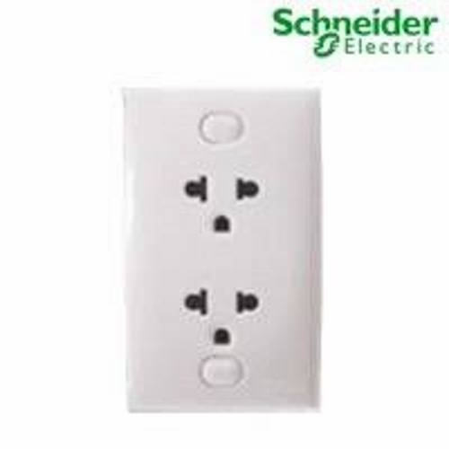 Ổ cắm đôi 2 chấu 16A E426UST2CB-G19 Schneider