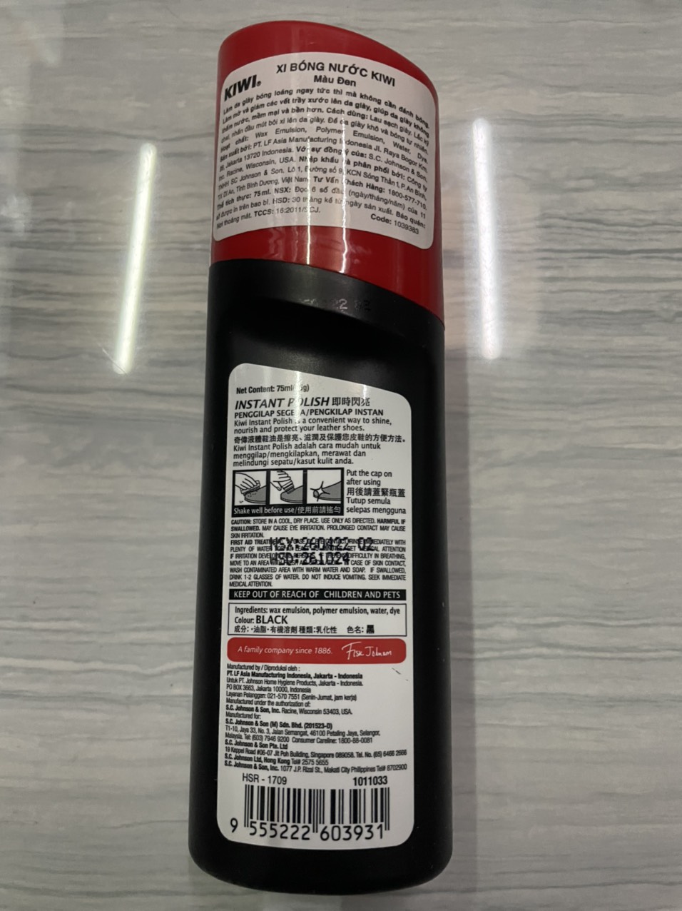 Xi Đánh Giày Nước và sáp đánh giày Nâu/Đen (30ml, 45ml, 75ml)