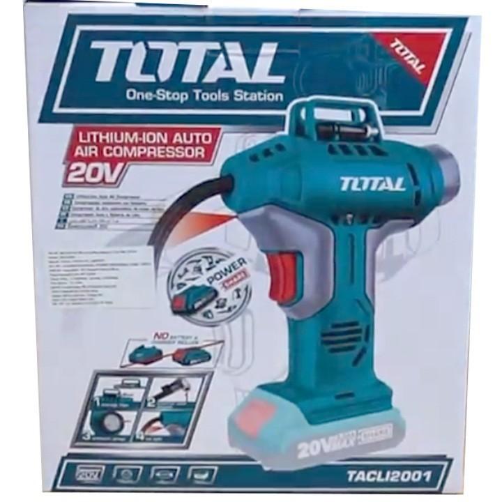 20V Máy bơm hơi tự động dùng pin Total TACLI2001 (không gồm pin và sạc)