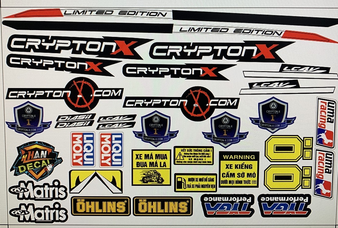 Tem exciter 2010 đen Crypton