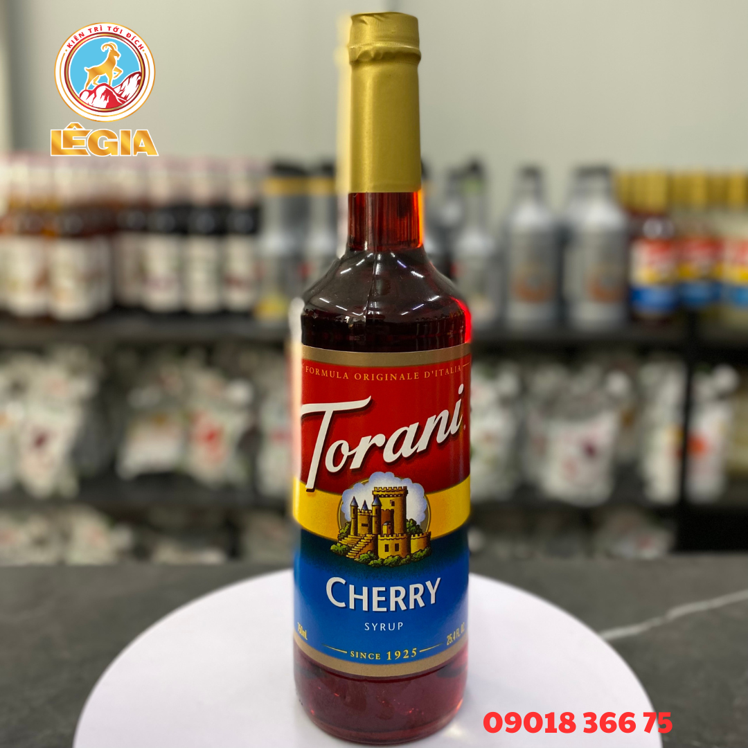 Siro torani anh đào 750ml - torani cherry syrup