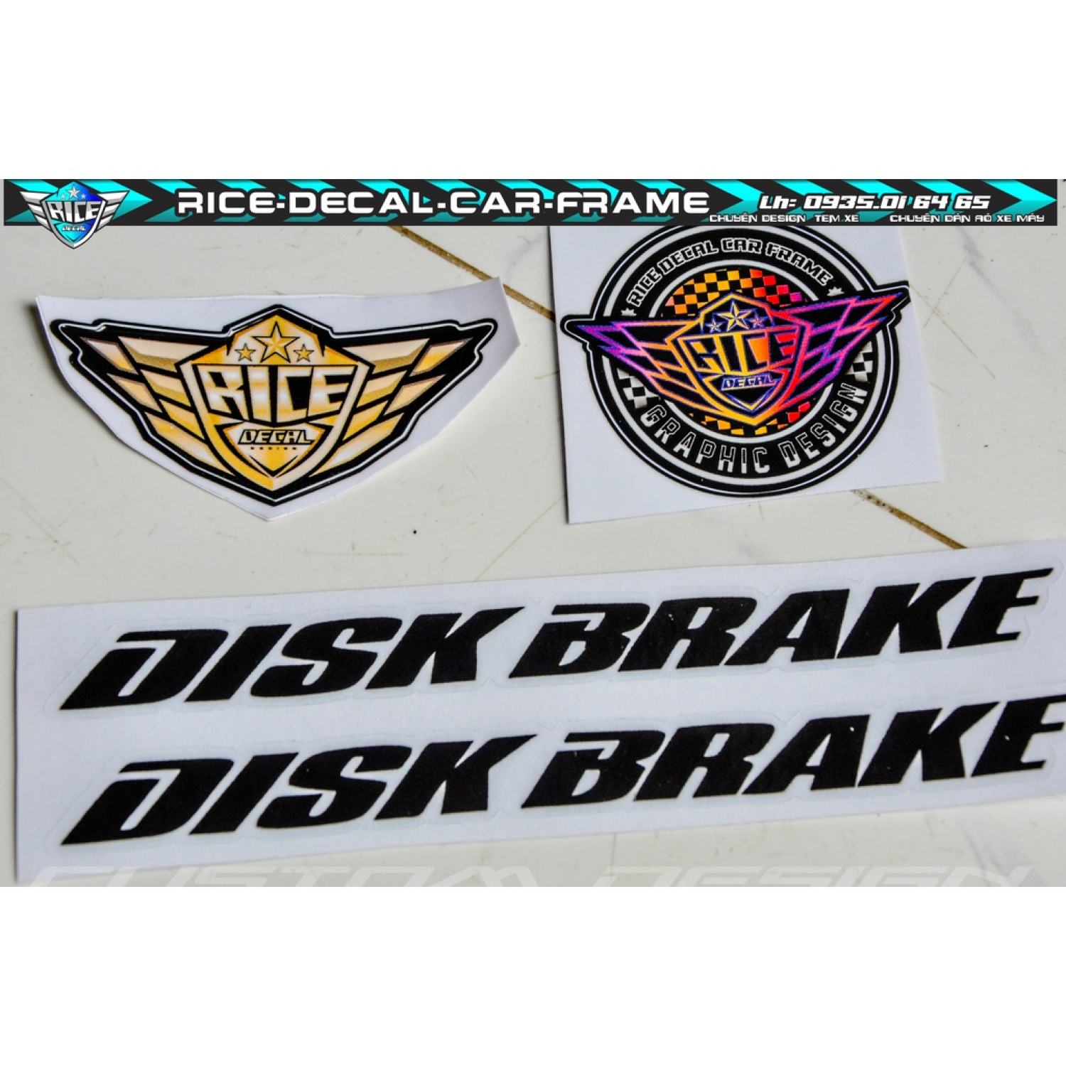 Tem Phuộc Disk Brake Cho xe máy (Rice)