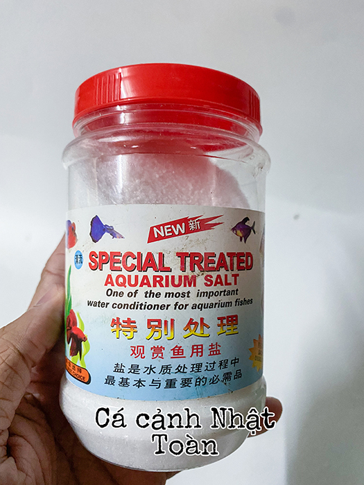 "Hoàn tiền đến 10%" 500G MUỐI BIỂN CHO CÁ NƯỚC NGỌT SPECIAL TREATED AQUARIUM SALT HỖ TRỢ
