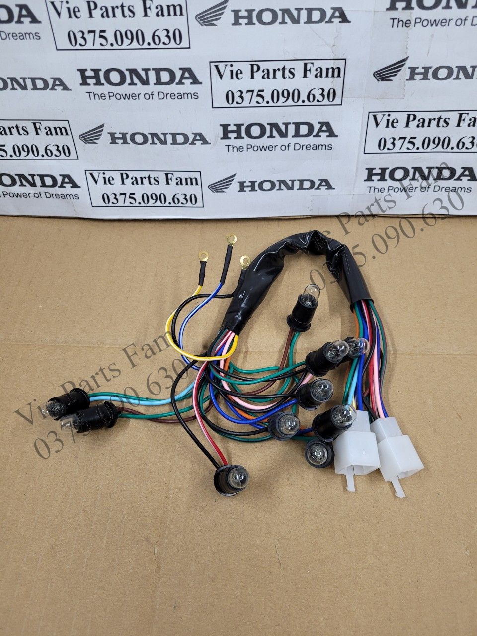 Bộ dây điện đồng hồ Wave S110 (Giắc dây như hình chụp quý khách xem kỹ giúp shop)
