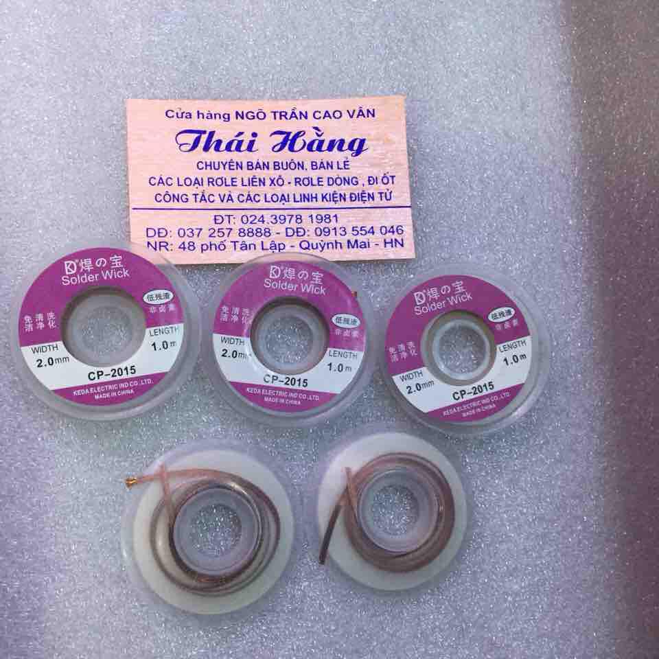 Dây hút thiếc CP-2015 ( bấc hàn ) giá 2 cuộn