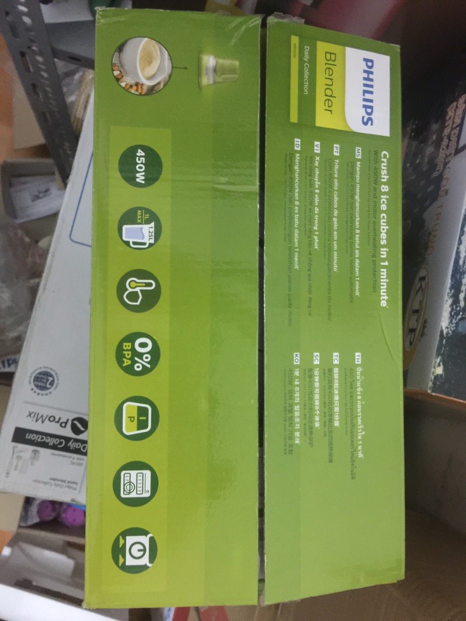 Máy xay sinh tố Philips HR2056 (Trắng) - BH 24 tháng