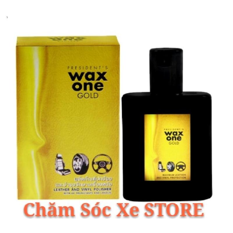 Dung dịch vệ sinh đồ da, làm sạch nội thất , ghế oto ,đồ da, giả da Wax One Gold - 135ml