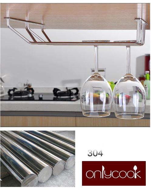 Giá Treo Ly Rượu Vang Inox 304 - 35c