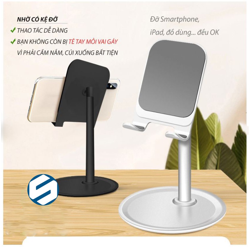 GIÁ ĐỠ ĐIỆN THOẠI DESKTOP K1 ĐẾ TRÒN