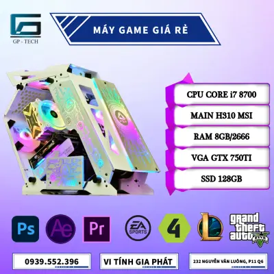 Máy PC GAMING Core i7 8700 chiến GATA5, FO4, Free Fire, LOL, CS:GO, CF, VLTK,...