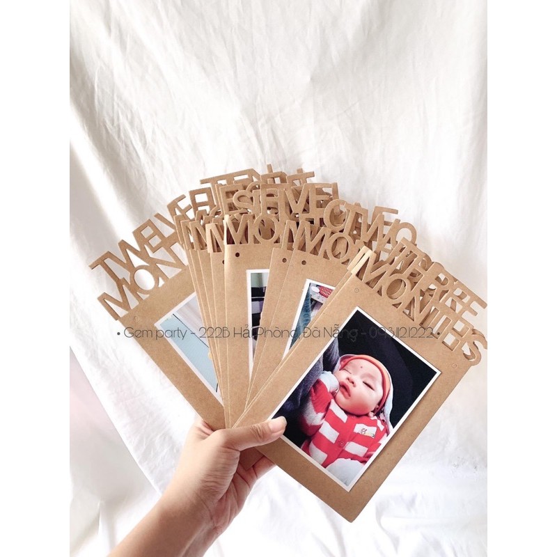 Dây ảnh 12 tháng cho bé + In ảnh.