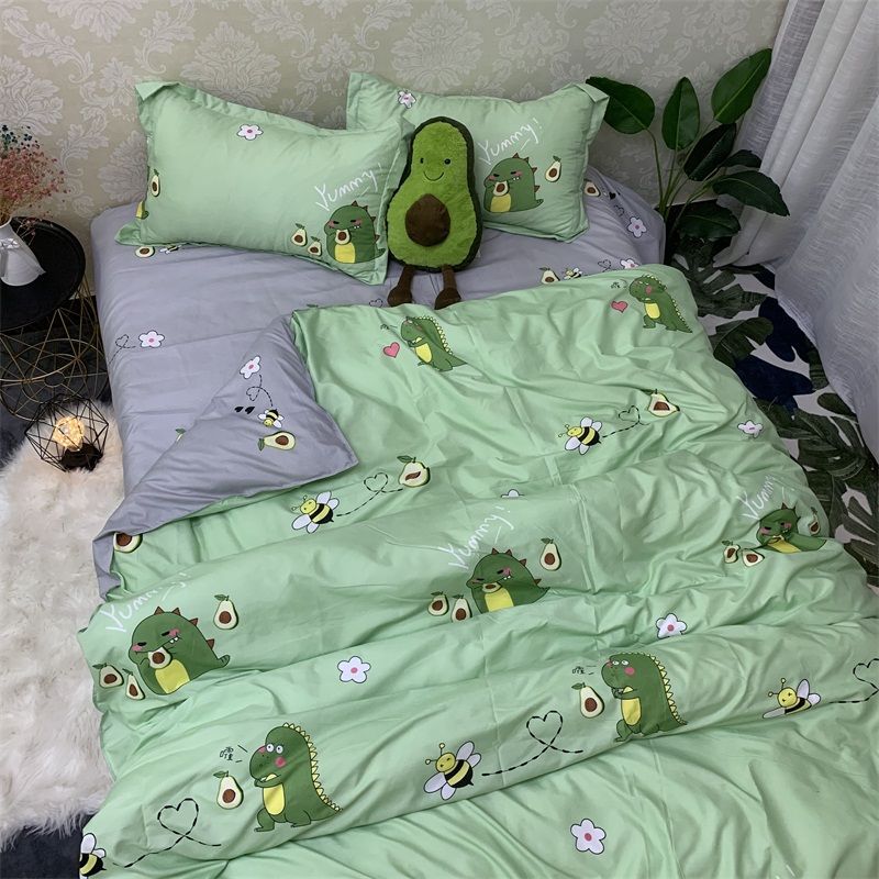 Set 4 Chăn Phao Cotton Poly  KHỦNG LONG BƠ đáng yêu,dễ thương