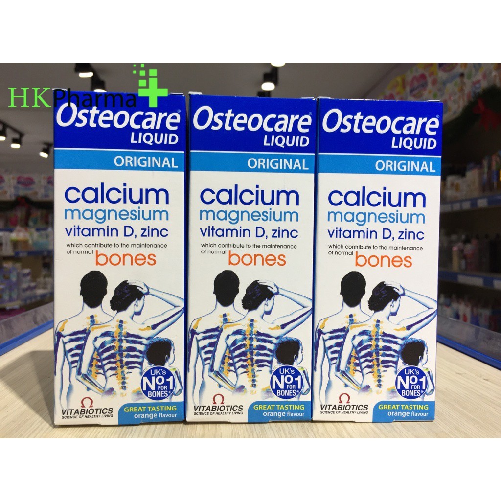 Canxi nước cho trẻ từ 3 tuổi osteocare liquid 200ml