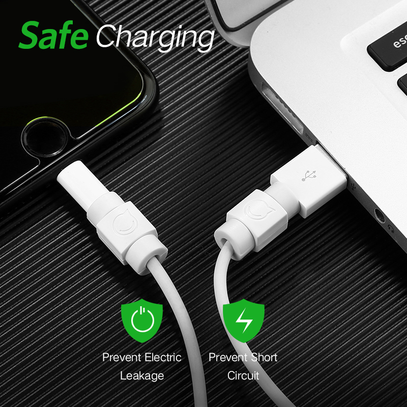 Bảo Vệ Cáp UGREEN, Bộ Tiết Kiệm 6 Dây Lightning Bảo Vệ Kẹp Cáp Sạc Apple Bảo Vệ Dành Cho iPhone 14 Plus/iPhone 14 Pro Max 5iPhone 14 Plus/iPhone 14 Pro Max6s 6S Plus 7 7 Plus Trắng-Quốc Tế