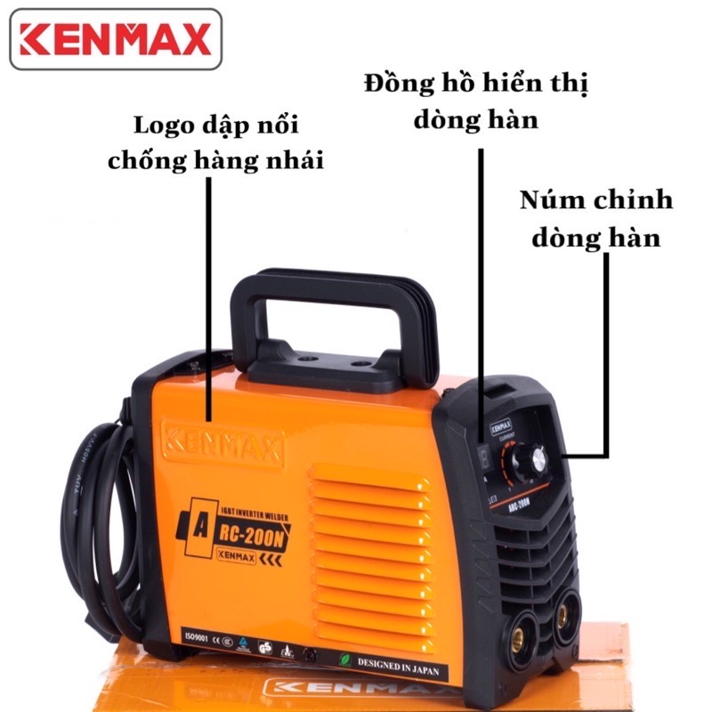 [FreeshipMAX] Máy hàn - Máy hàn điện từ Kenmax ARC 200N