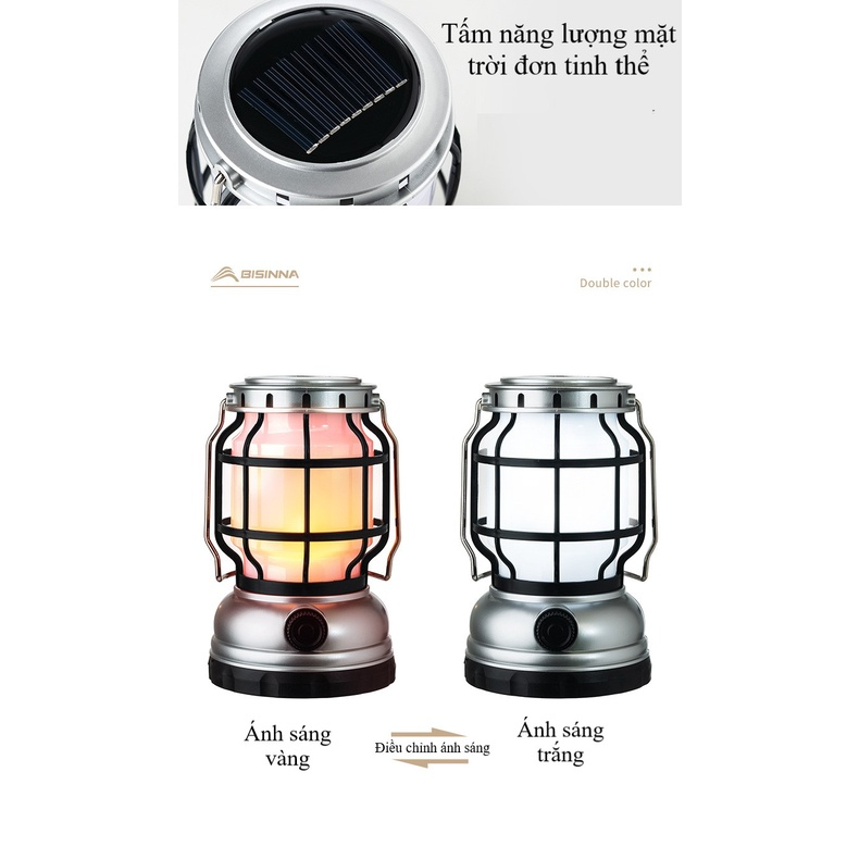 Đèn măng xông LED tích điện BSWolf - DJ022 (CHÍNH HÃNG)