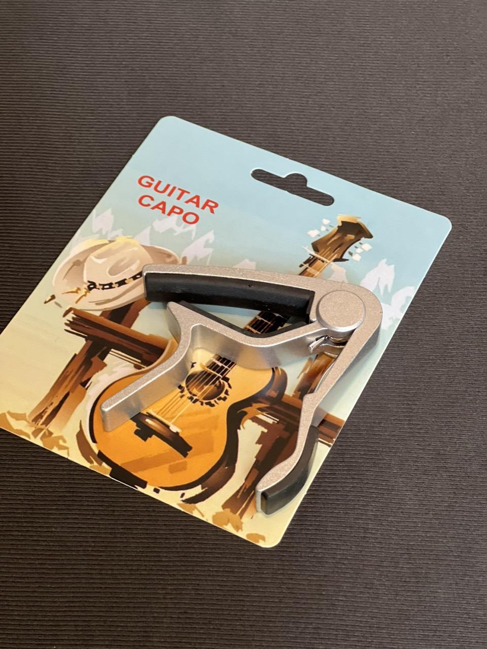 Capo guitar Vines màu bạc kẹp chặt