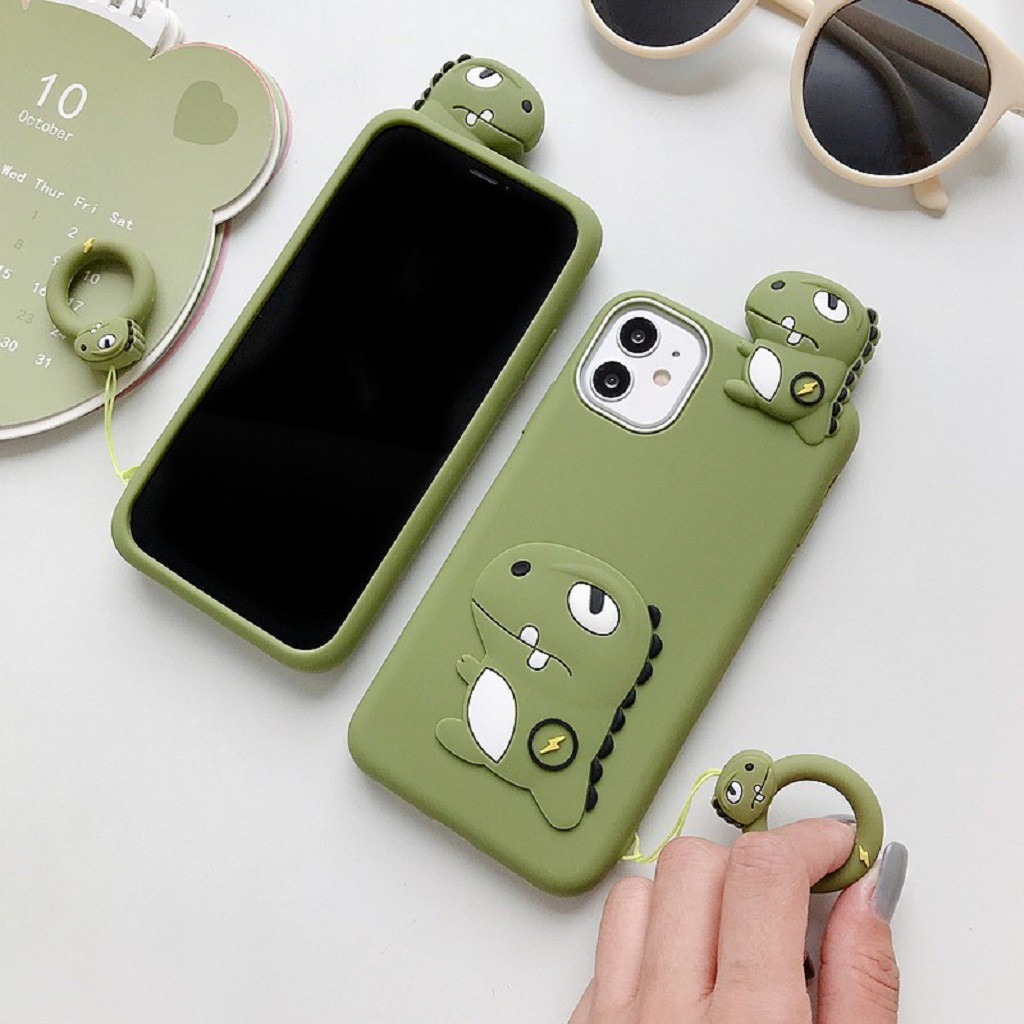Ốp lưng iphone ⚡ ⚡ ốp silicon iphone khủng long tia sét