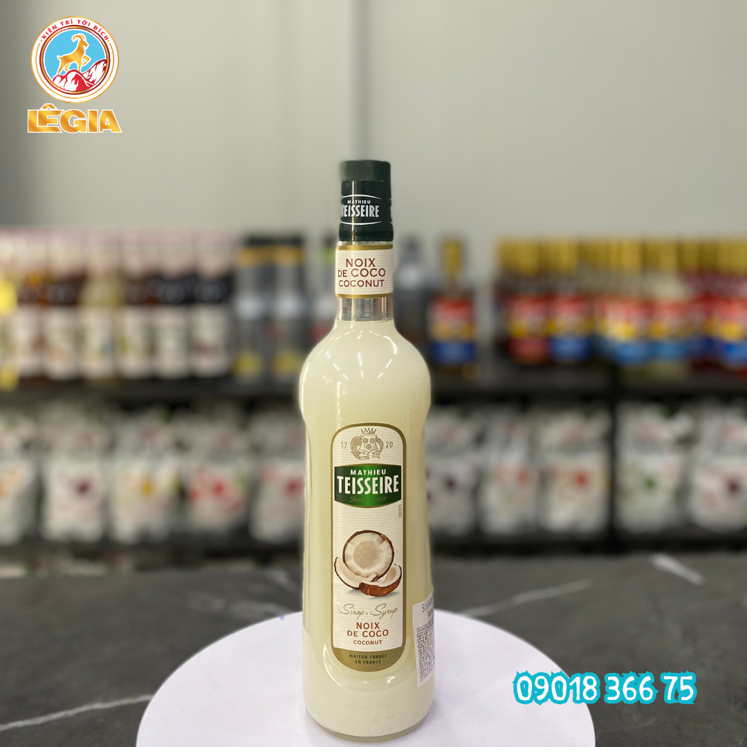 Siro teisseire dừa 700ml - teisseire coconut syrup