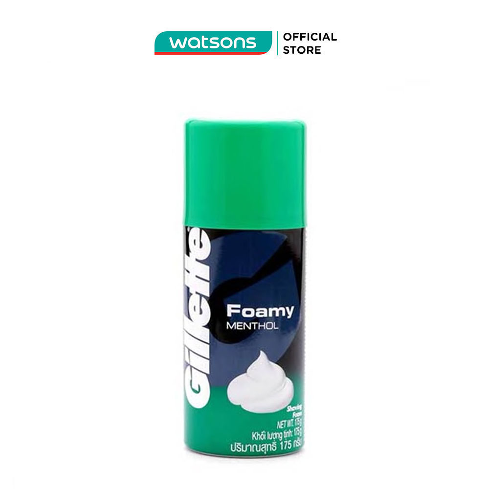 Bọt cạo râu gillette hương bạc hà 175g