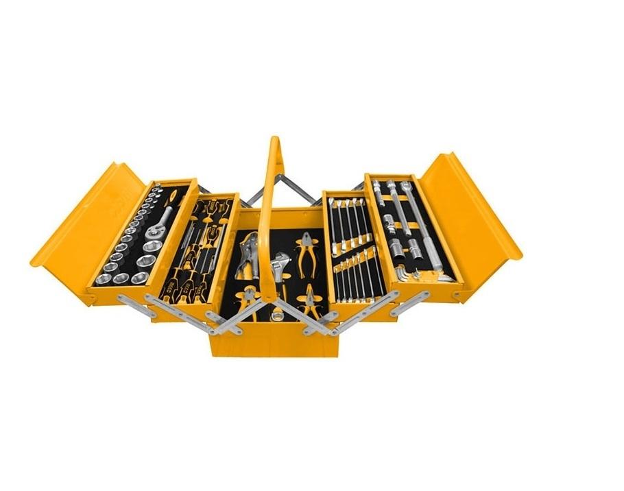 [Trả góp 0%] Bộ hộp đồ nghề 59 món công cụ Ingco HTCS15591