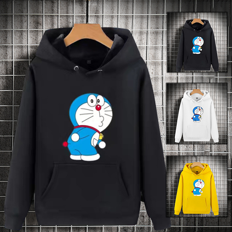 [ Giảm Giá Sốc ]  Áo Hoodie Nỉ Thu Đông Nam Mũ Trùm Đầu Có Túi Bụng Hot Trend Họa Tiết Hoạt Hình Doremon Phong Cách Trẻ Trung Cá Tính Sành Điệu HHH MEN TOP 182