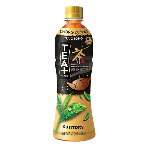 [Siêu thị WinMart] - Lốc 6 Trà Oolong không đường Tea+ chai 455ml