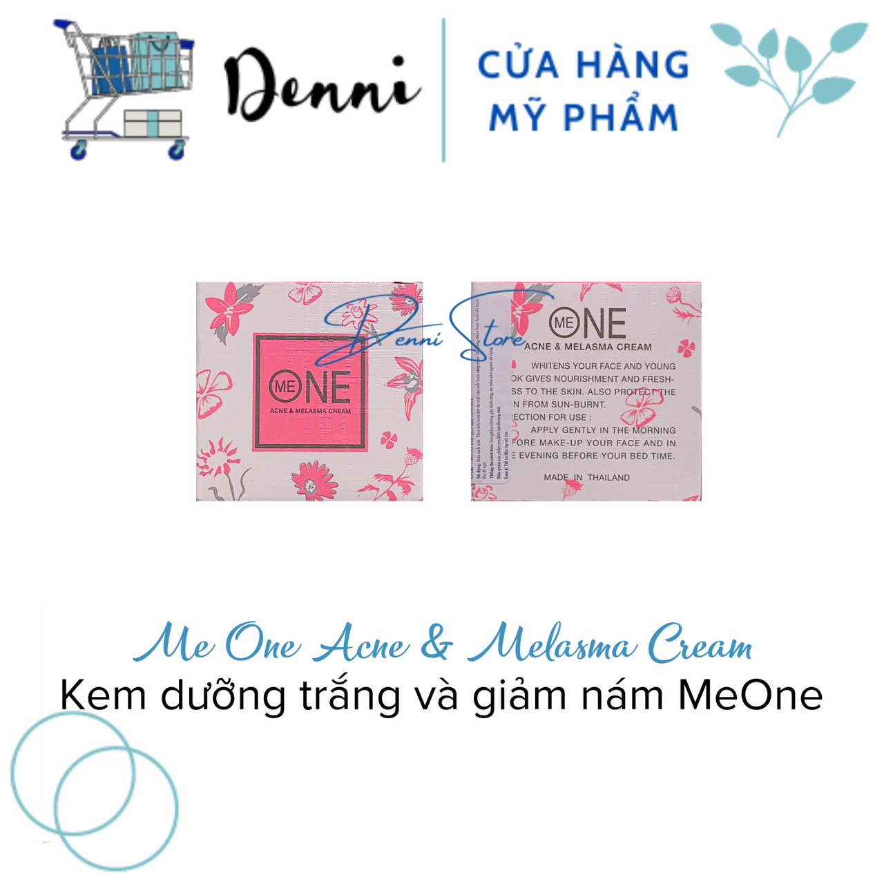 Hộp kem MeOne Thái 4.5g - kem one thái